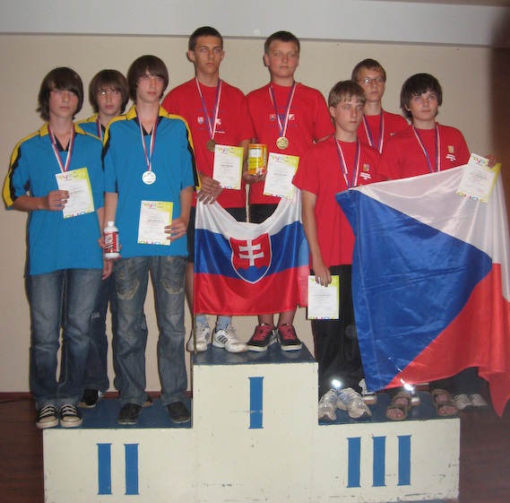 MEZD-2010 týmy podium
