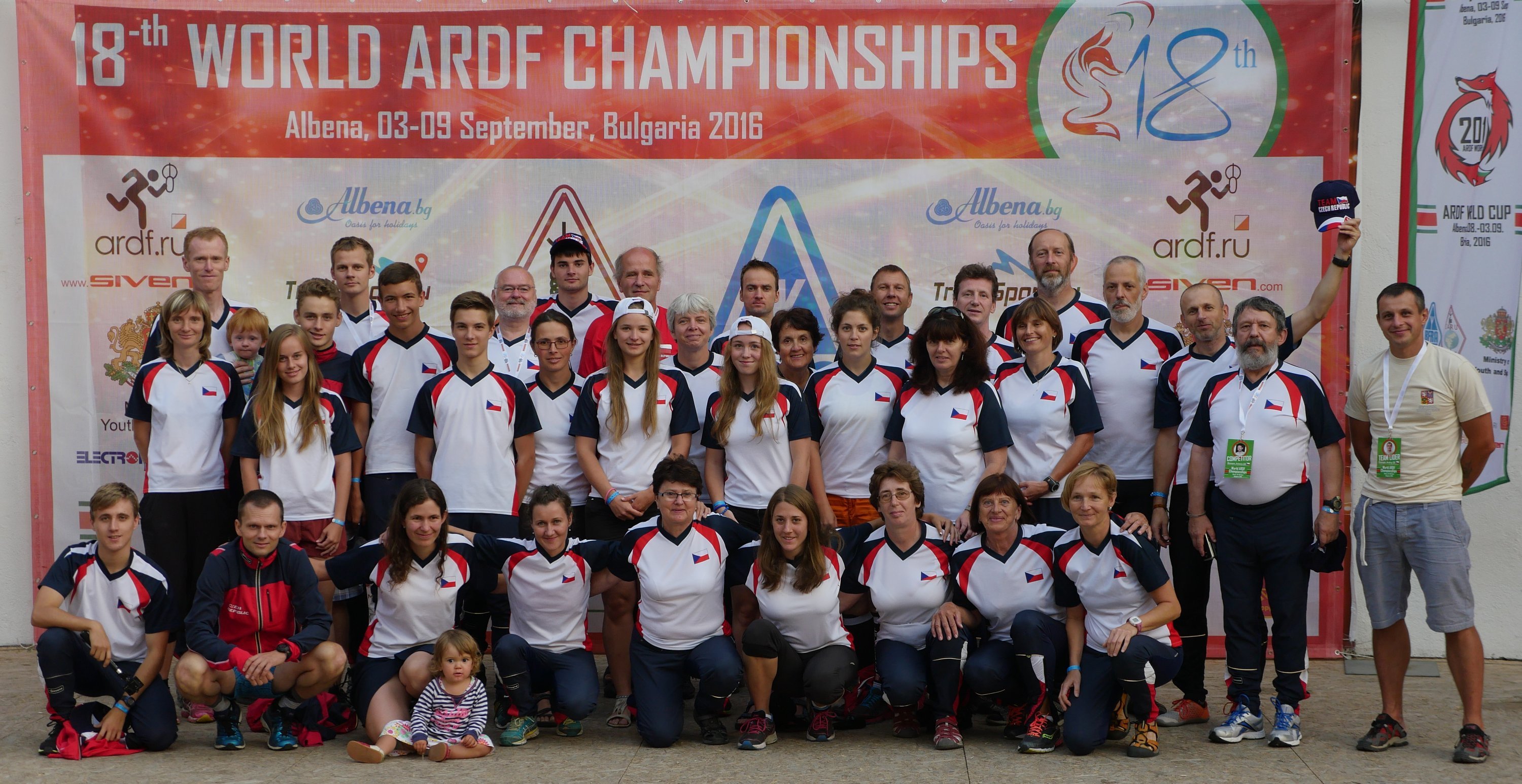 czech ardf team 2016 Bulgaria